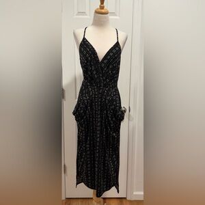 BCBGeneration Black Strapless Sheath Cocktail Dress